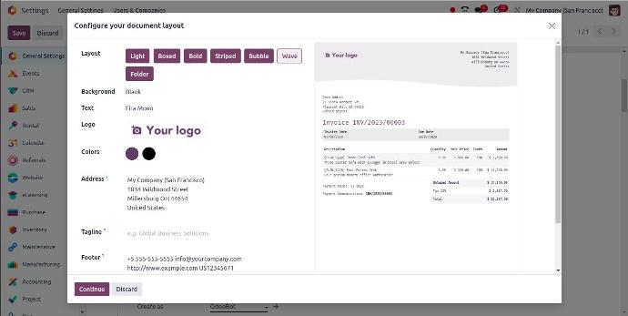 Odoo 18 New Reports Layout