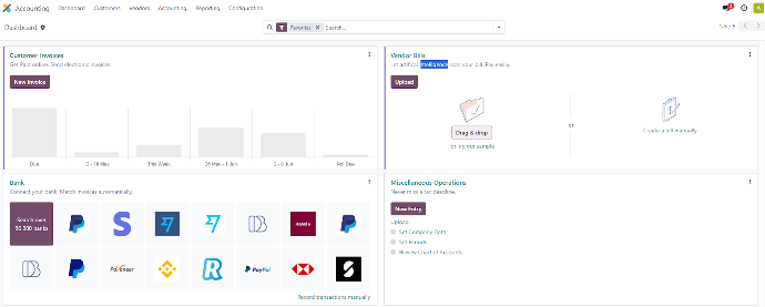 Odoo 18 Odoo 18 Accounting Accounting Dashboard