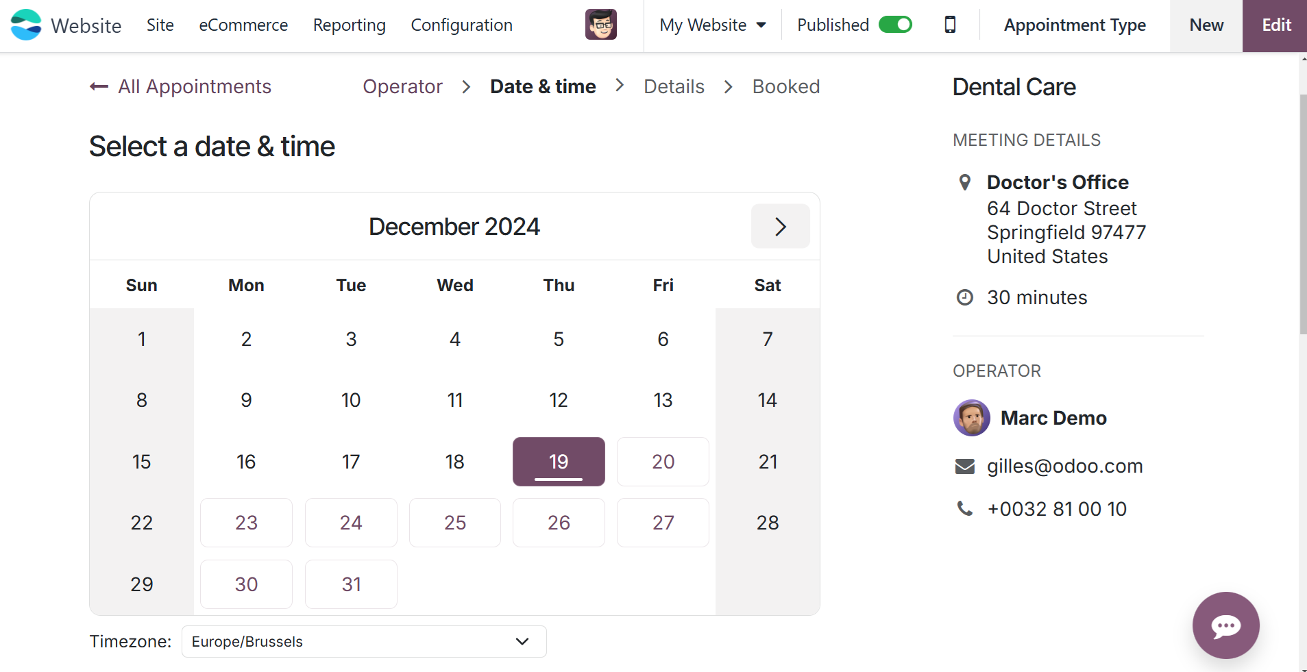 Odoo 18 Appointment - The No-Show Dilemma 1